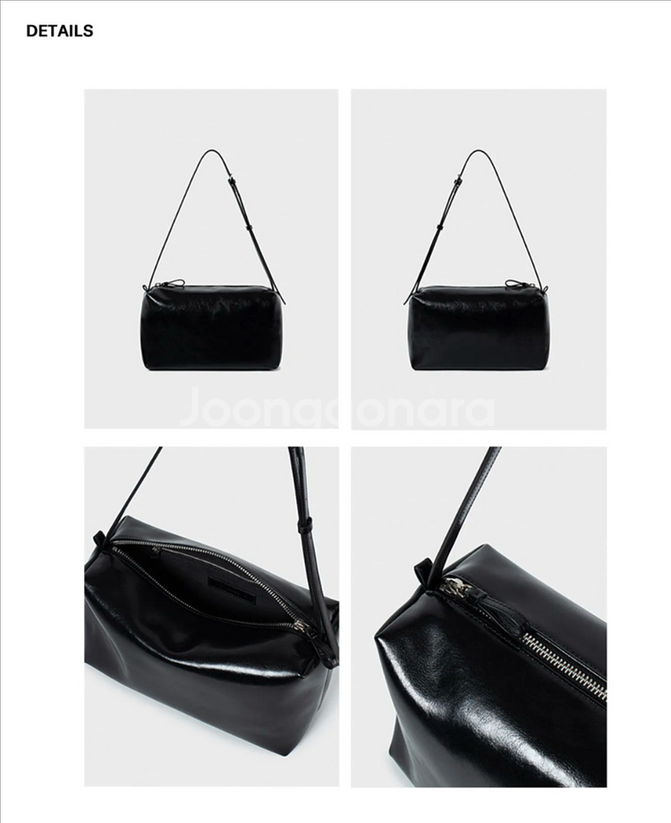 로우클래식 카라멜 박스 백 레더 블랙--4