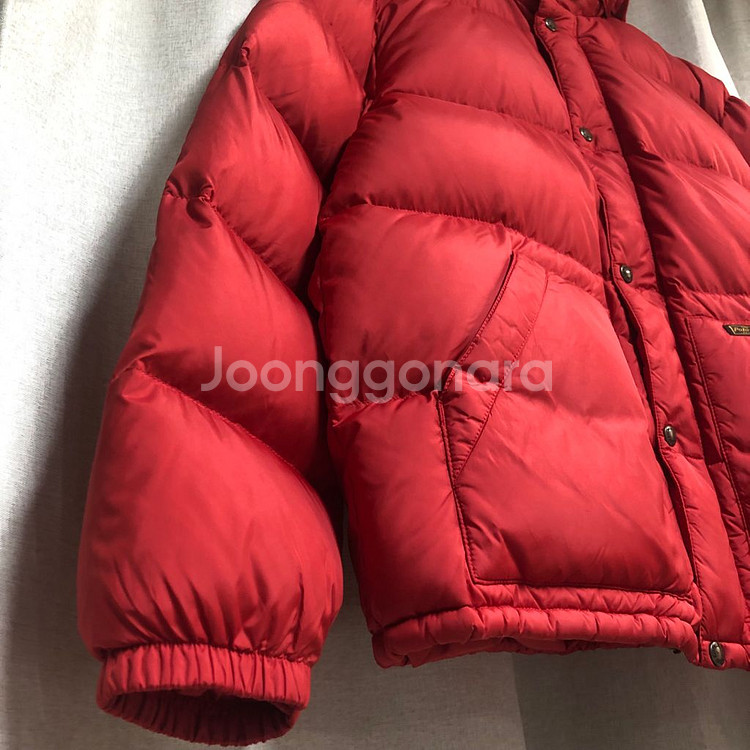 폴로 랄프로렌 레드 덕다운 후디 패딩 L--1