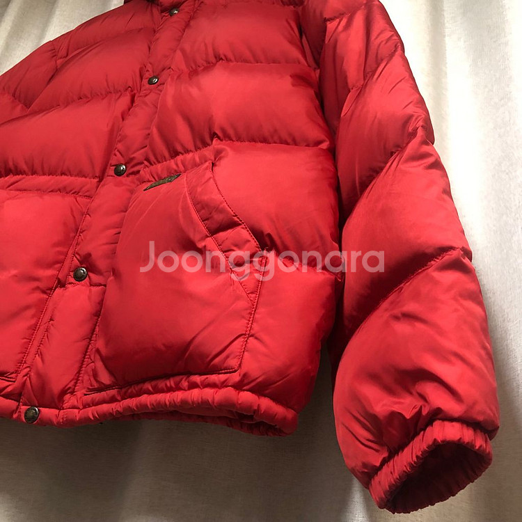 폴로 랄프로렌 레드 덕다운 후디 패딩 L--2