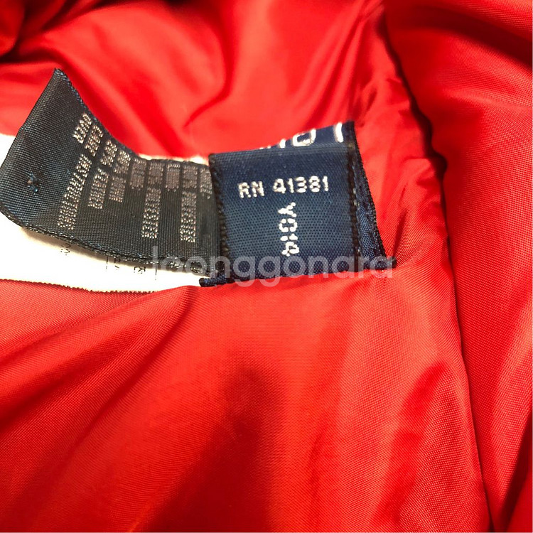 폴로 랄프로렌 레드 덕다운 후디 패딩 L--8