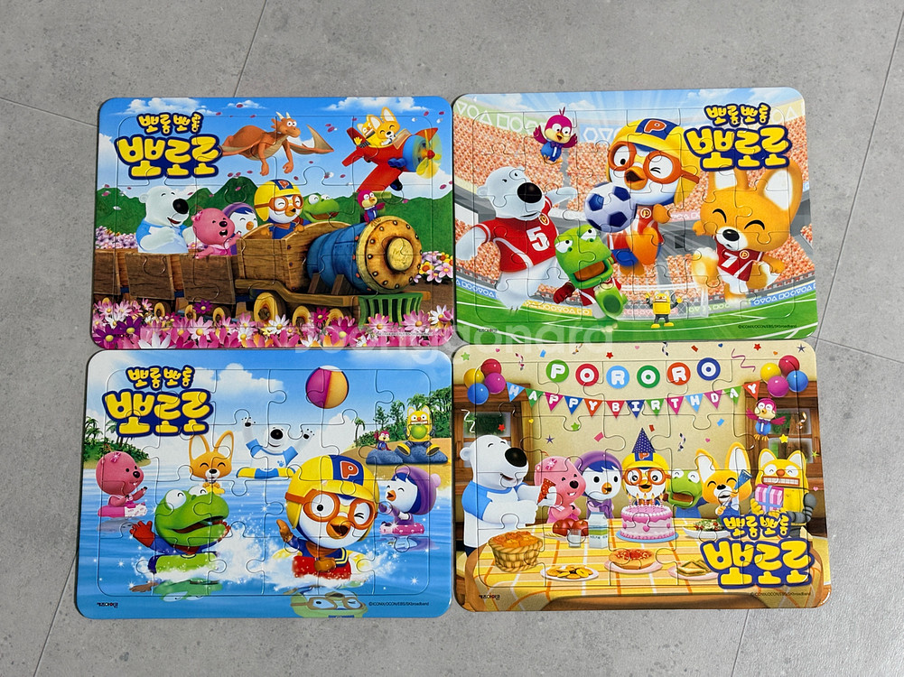 유아 퍼즐 (뽀로로, 타요, 콩순이) 일괄--1