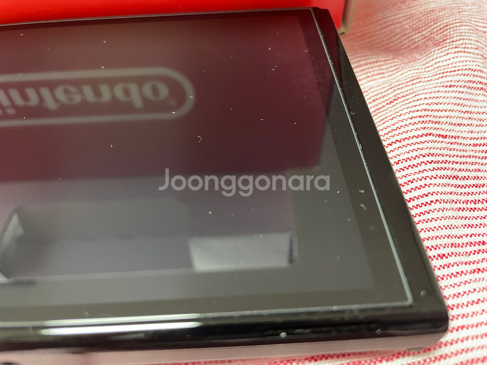 닌텐도 스위치 OLED 화이트 풀박 상태 좋아요!--5