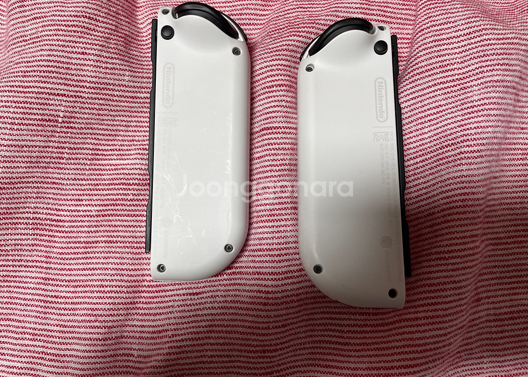 닌텐도 스위치 OLED 화이트 풀박 상태 좋아요!--2