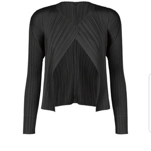 새상품)플리츠플리즈 11월 먼슬리가디건 블랙