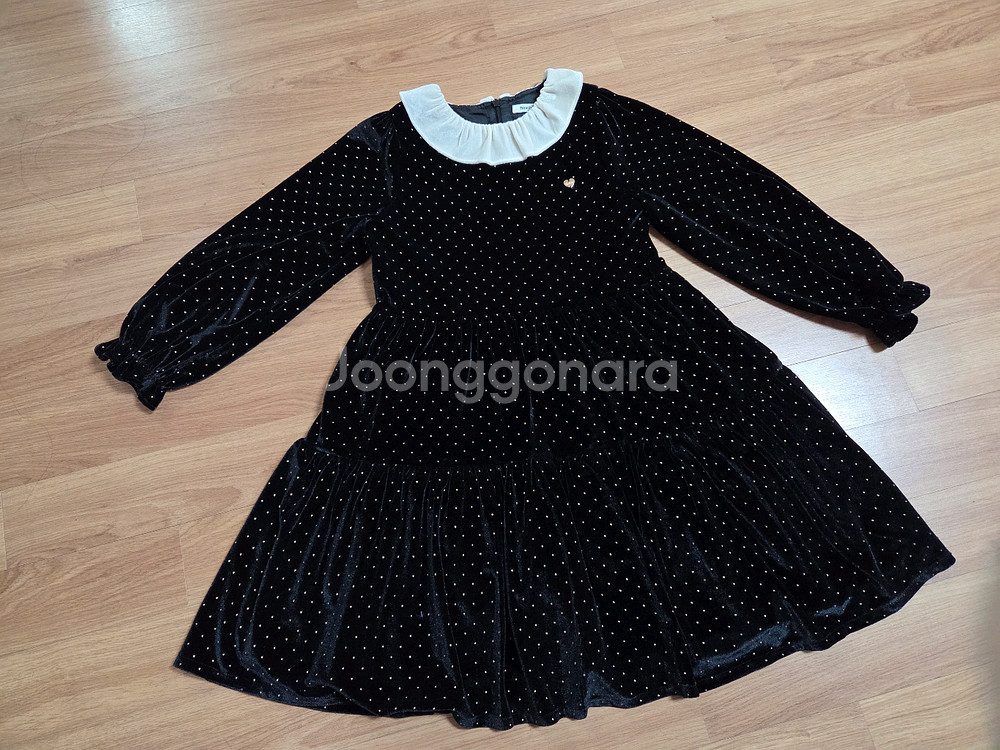 프랜치캣 여아 벨벳 원피스 130--3