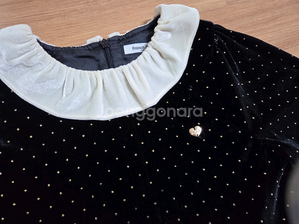 프랜치캣 여아 벨벳 원피스 130--8