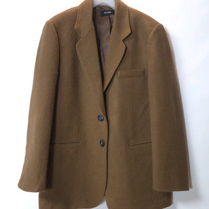 한섬 시스템 2022 이태리 울 브랜드 카멜 싱글 자켓 M 사이즈