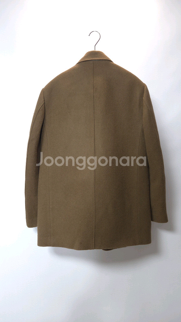 한섬 시스템 2022 이태리 울 브랜드 카멜 싱글 자켓 M 사이즈--4