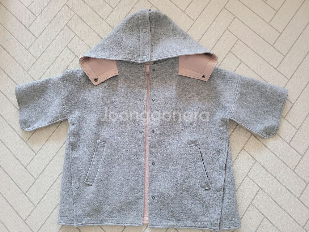 스텔라 맥카트니 키즈 후드 코트 8Y--2