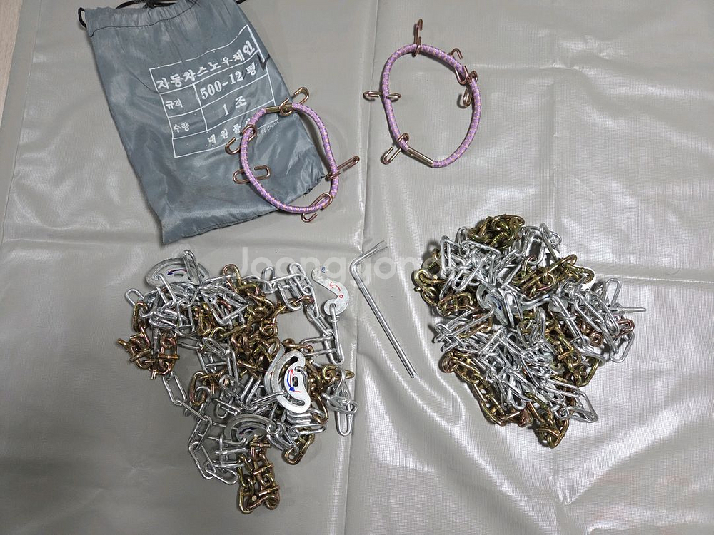 포터2 봉고 3 스노우 체인 500-12 평발--0