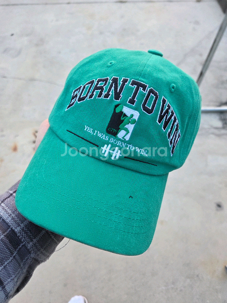 본투윈 스퀘어 캡 모자 프리 그린--5