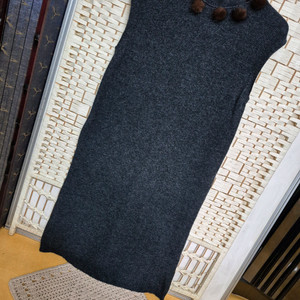 밍크방울니트원피스프리44~77