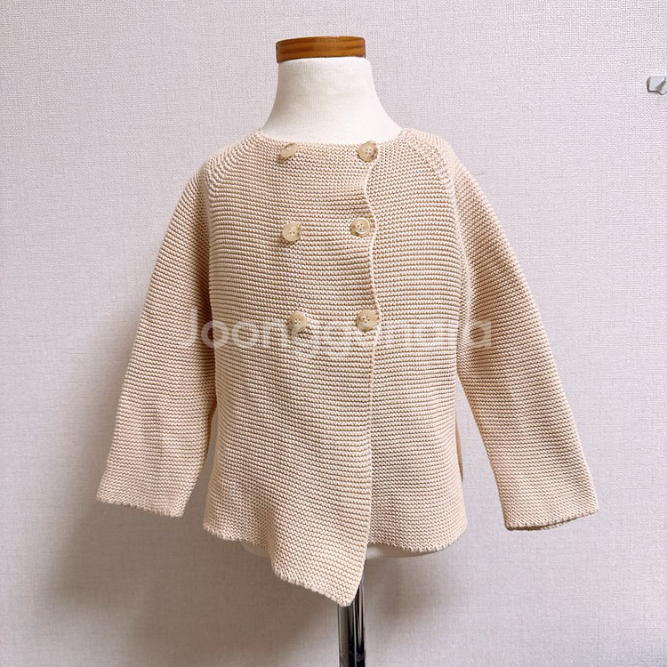 여아옷)보세 가디건 S사이즈 (90-100)--0