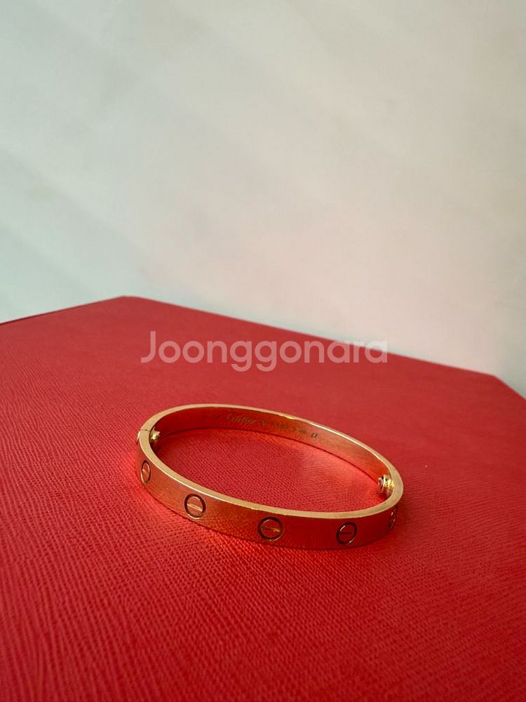 까르띠에 러브 팔찌 16호 18k 제작--0