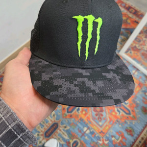 몬스터 에너지 디지털 카모 메쉬 모자 프리