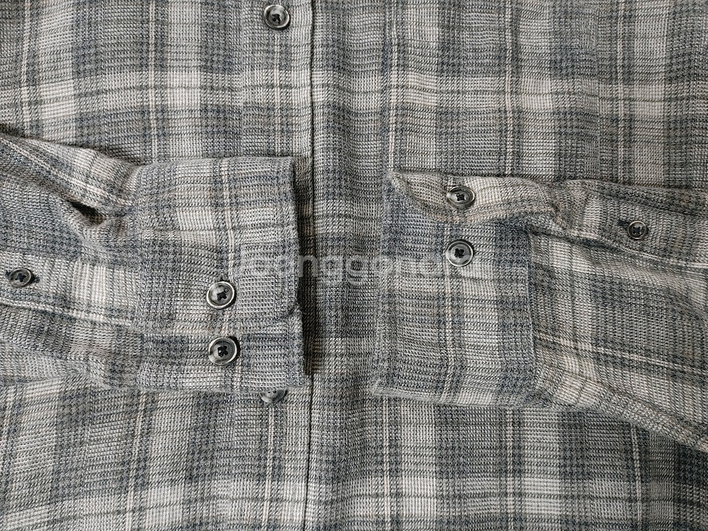 series 시리즈 남성 추동용 긴팔 체크셔츠남방--3