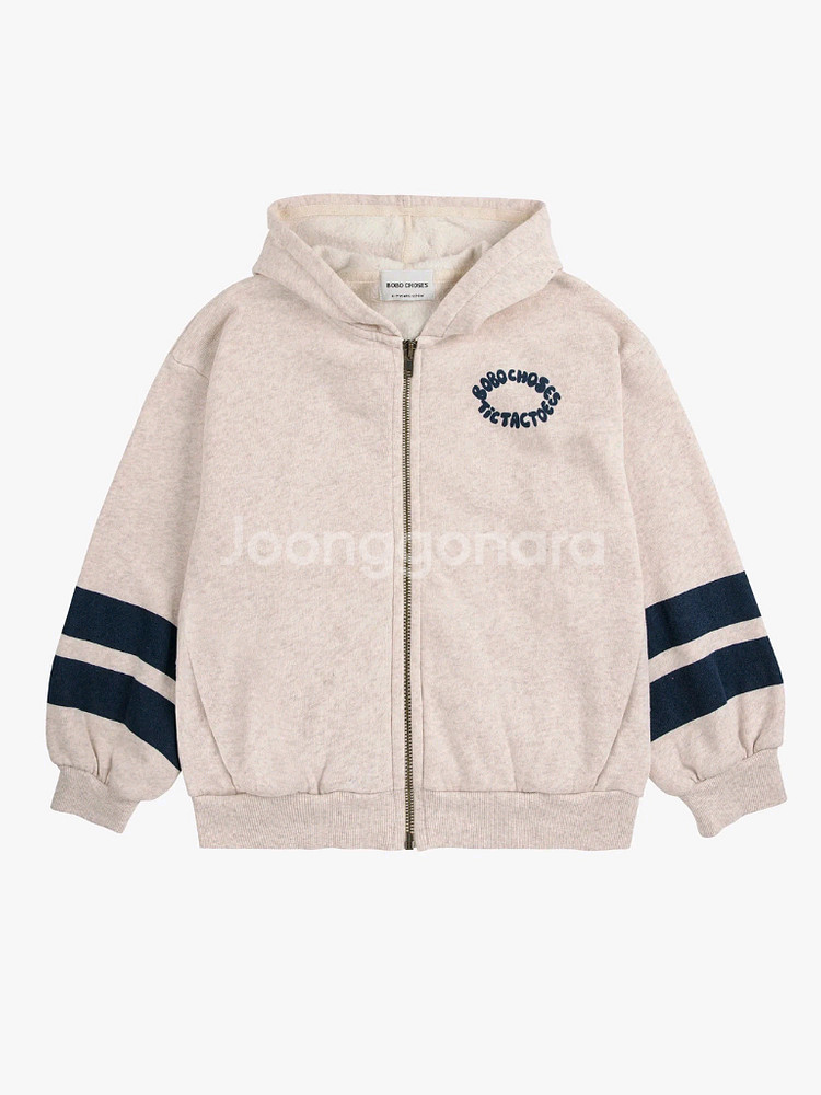 (바배) 보보쇼즈 25fw 틱택토 후드집업 2-3y--0
