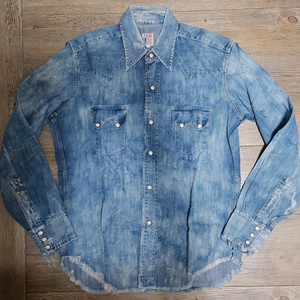 리바이스 LVC 1955 쏘우투스 데님 셔츠 S