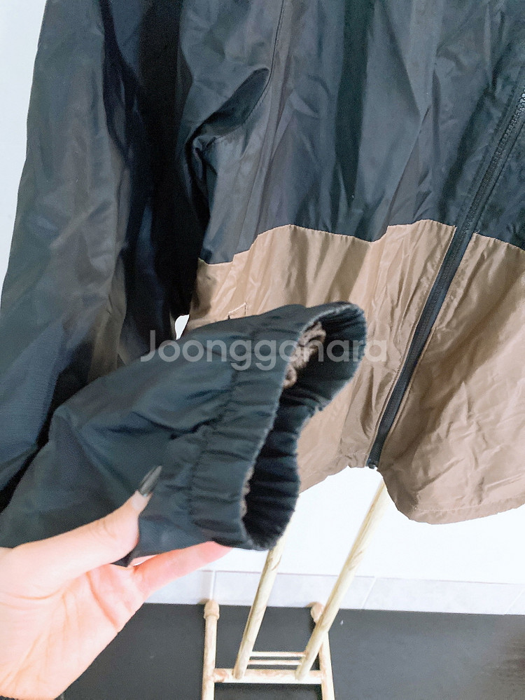 (XL)나이키조던남자빅로고투톤후드바람막이자켓--2