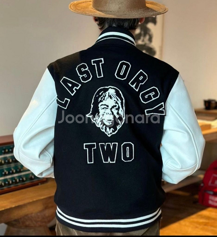 휴먼메이드 언더커버 라스트올지2 바시티 자켓 블랙/XL--2