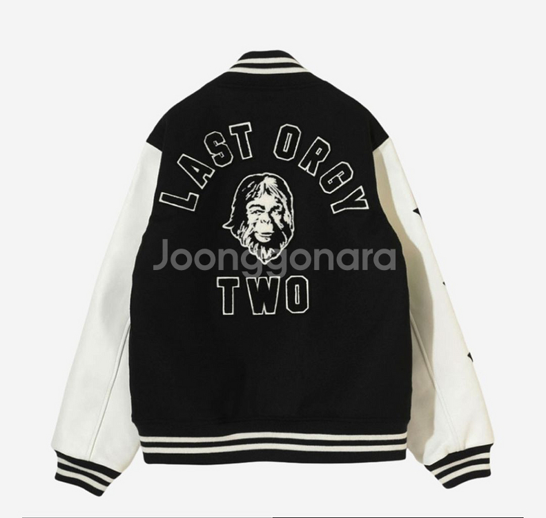 휴먼메이드 언더커버 라스트올지2 바시티 자켓 블랙/XL--1