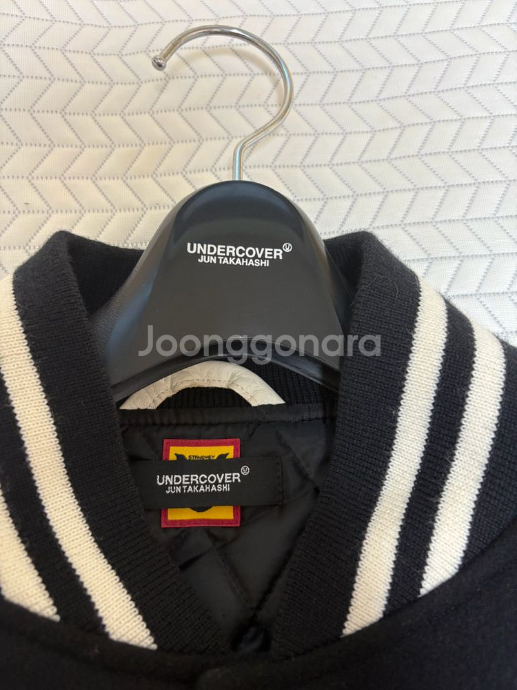 휴먼메이드 언더커버 라스트올지2 바시티 자켓 블랙/XL--6