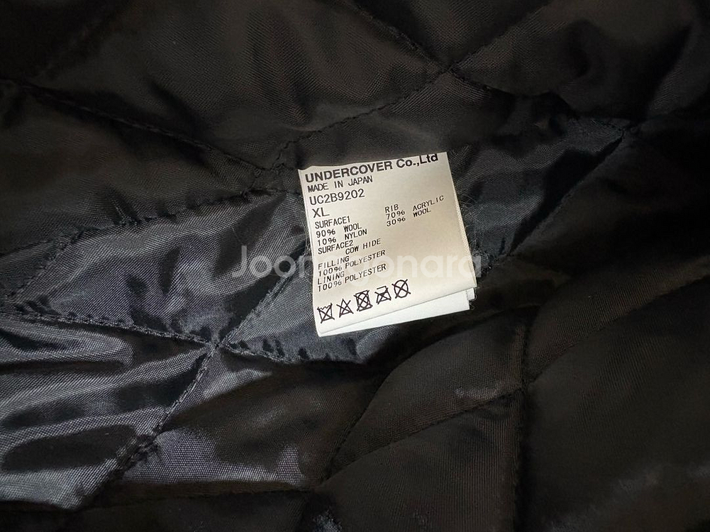 휴먼메이드 언더커버 라스트올지2 바시티 자켓 블랙/XL--7