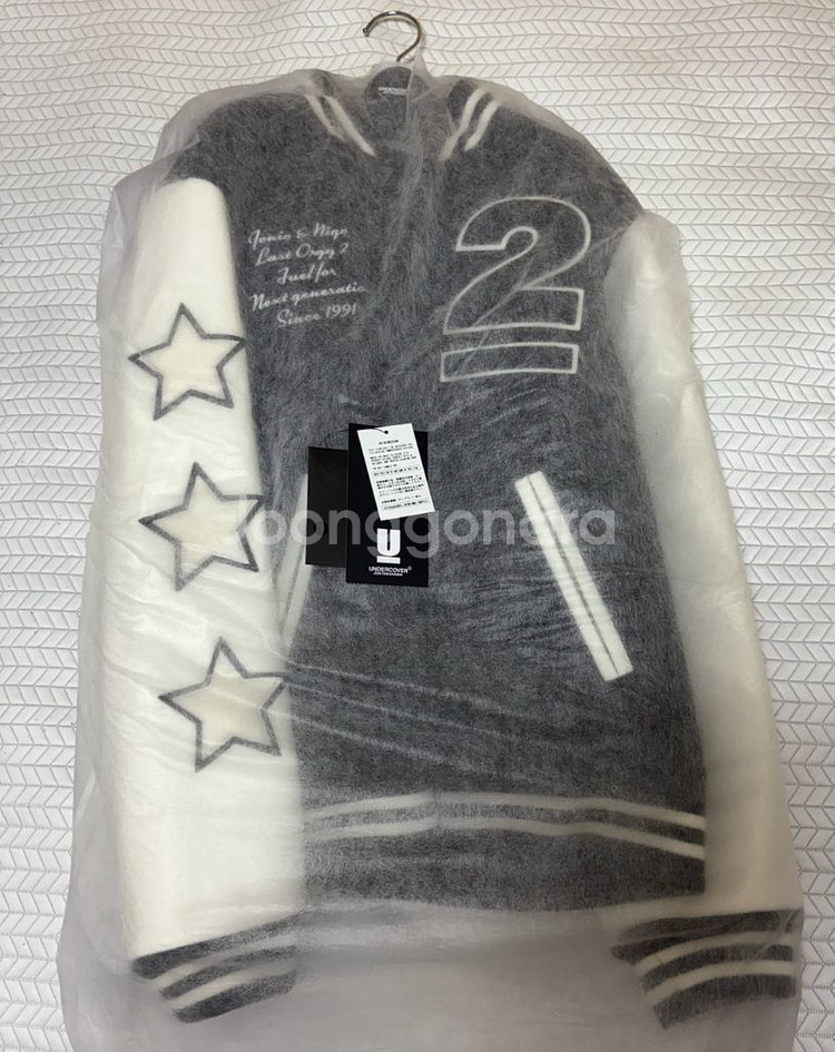 휴먼메이드 언더커버 라스트올지2 바시티 자켓 블랙/XL--4