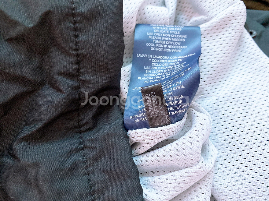 (110)타미힐피거남자블랙빅로고오버핏후드바람막이자켓--5