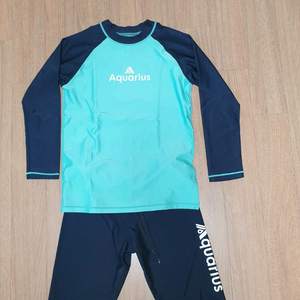 무료배송 아쿠아리우스 남아 래쉬가드 세트 80
