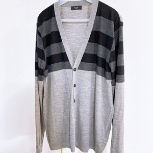 (L)폴스미스남자메리노울100%한글택V넥가디건