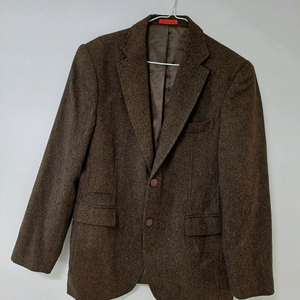 남성 폴메이저 간절기.겨울 헤링본 모직자켓 (100) 이미지