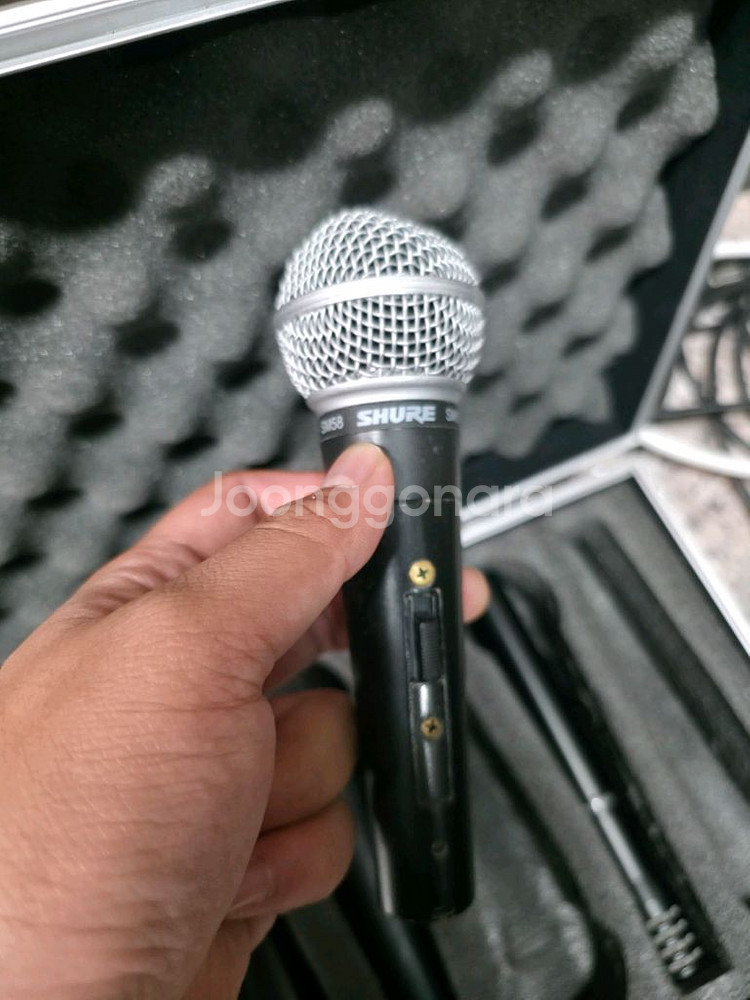 슈어 SM58 마이크 스위치o--0