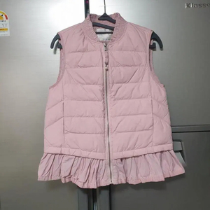 레니본 프릴 구스다운 베스트