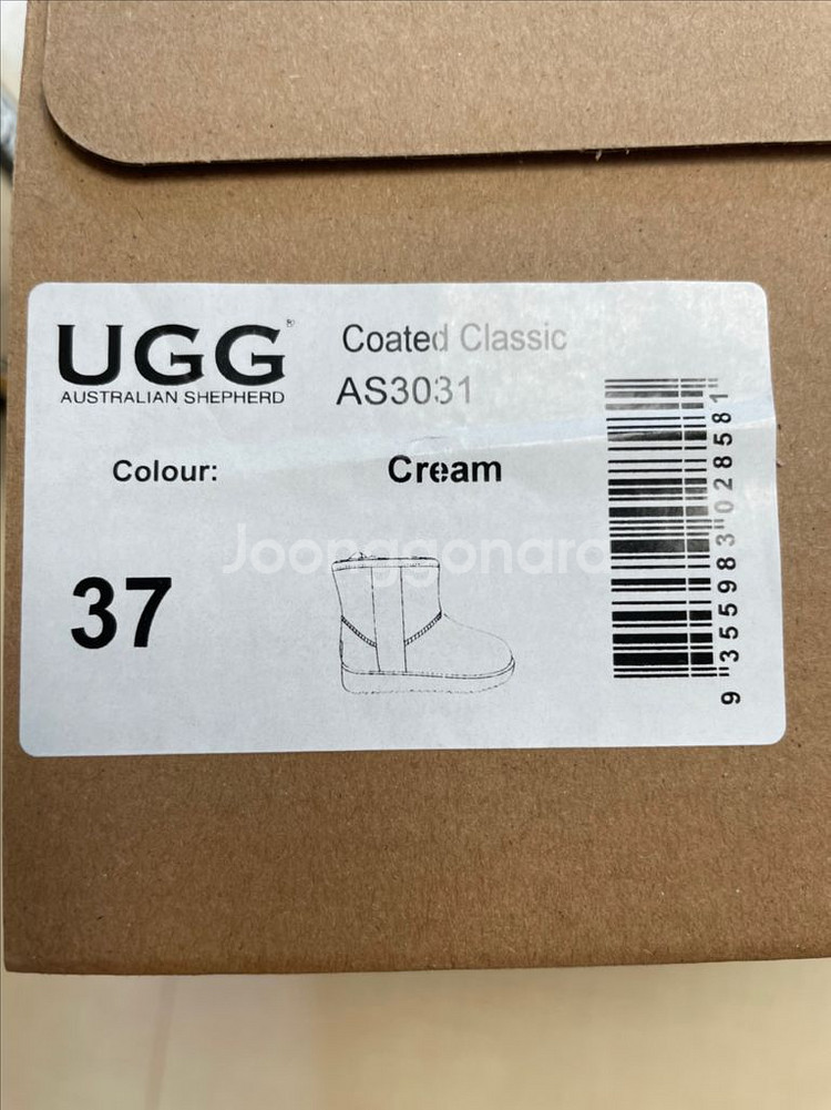 클리어 어그 37사이즈 새상품--3