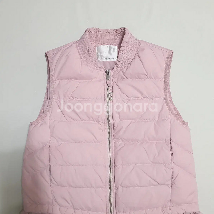 레니본 프릴 구스다운 베스트--3