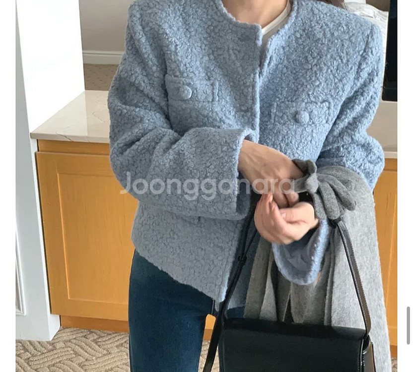 소녀레시피 양털 뽀글이 퍼자켓--1