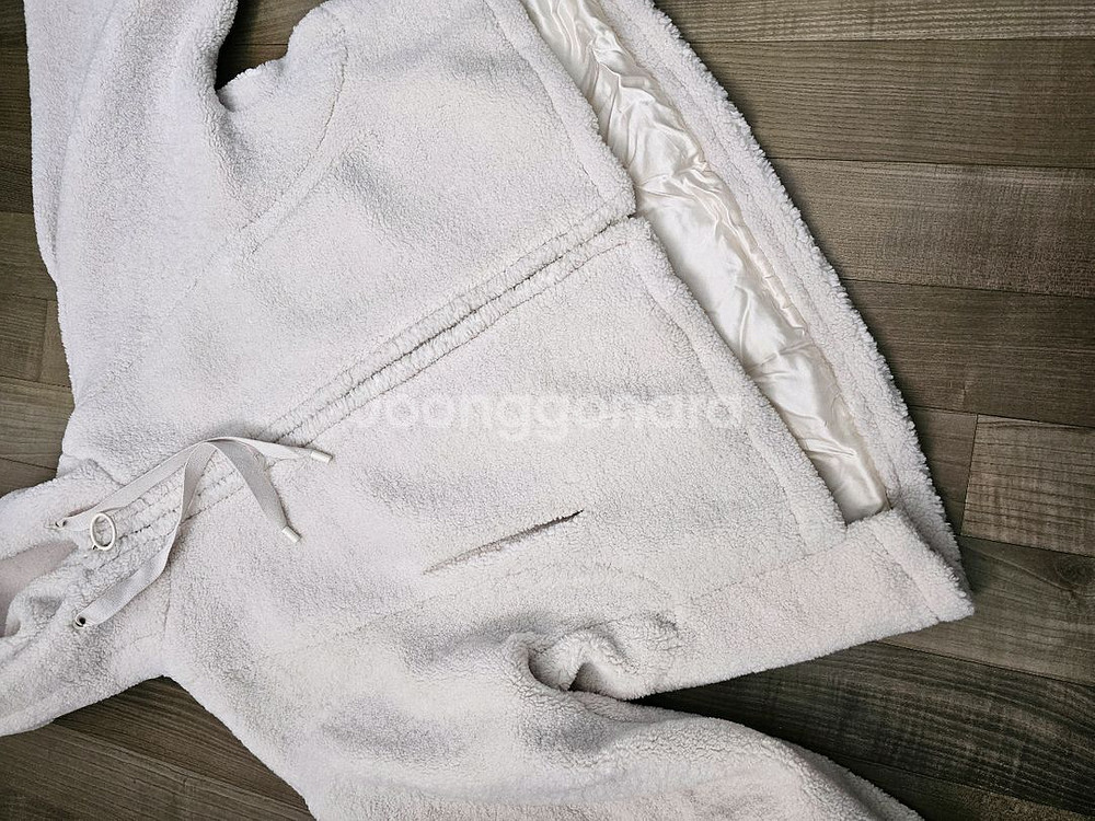 정품) TIME 타임 한섬 뽀글이 후리스--8