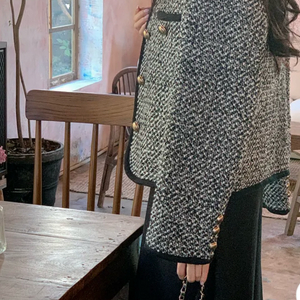 파인땡큐 누빔보카시 트위드자켓