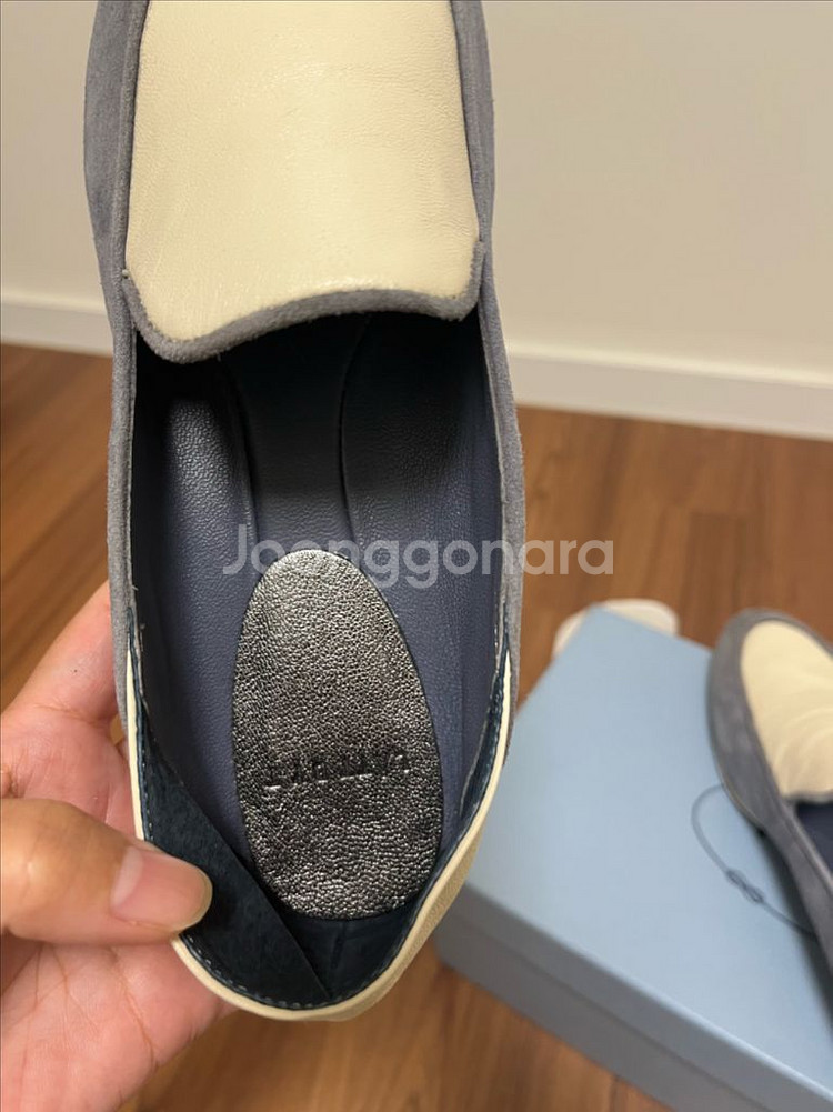 한섬 래트 여성 스웨이드 양가죽 단화--8