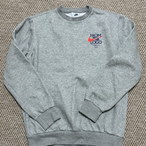 나이키 남녀공용 로고 프린트 맨투맨