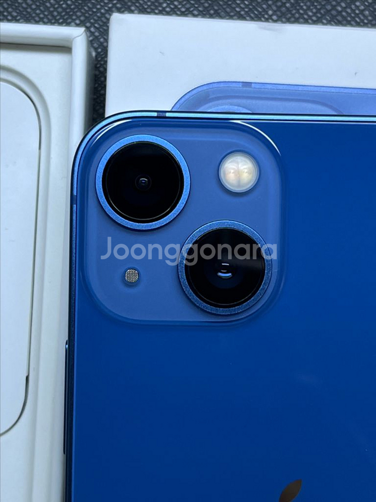 (애플공식리퍼)아이폰 13미니 128G 블루 배터리100%--2