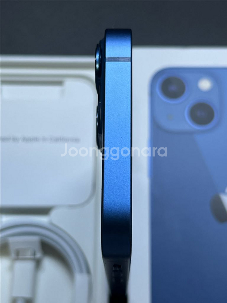 (애플공식리퍼)아이폰 13미니 128G 블루 배터리100%--3