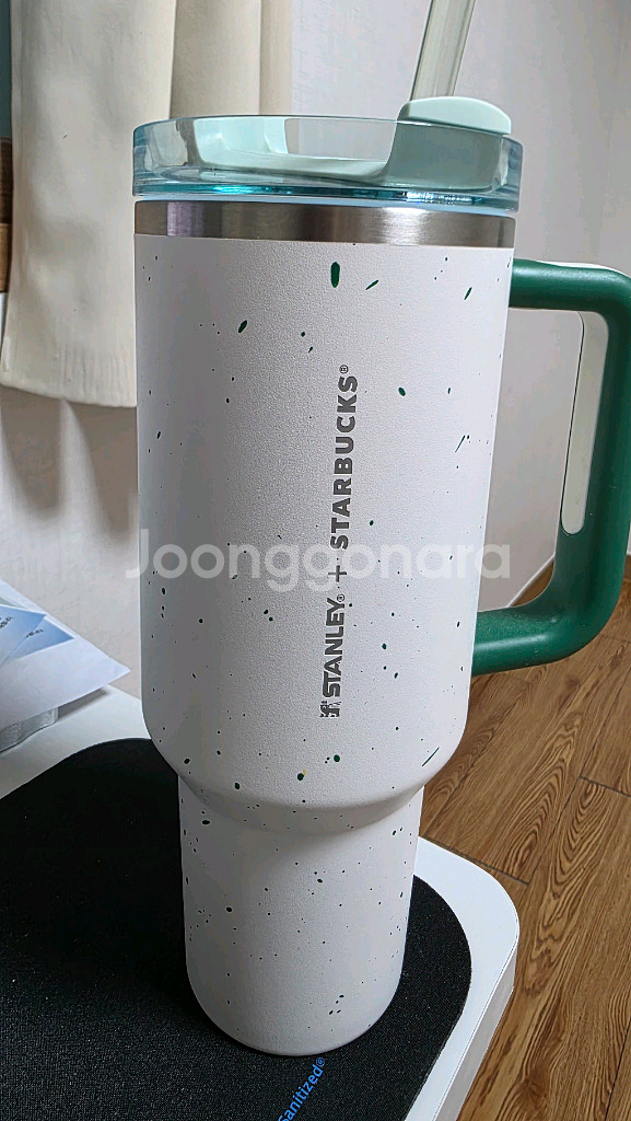 스타벅스 SS 스탠리 그린페블 켄처 텀블러 1.183L 1개--0