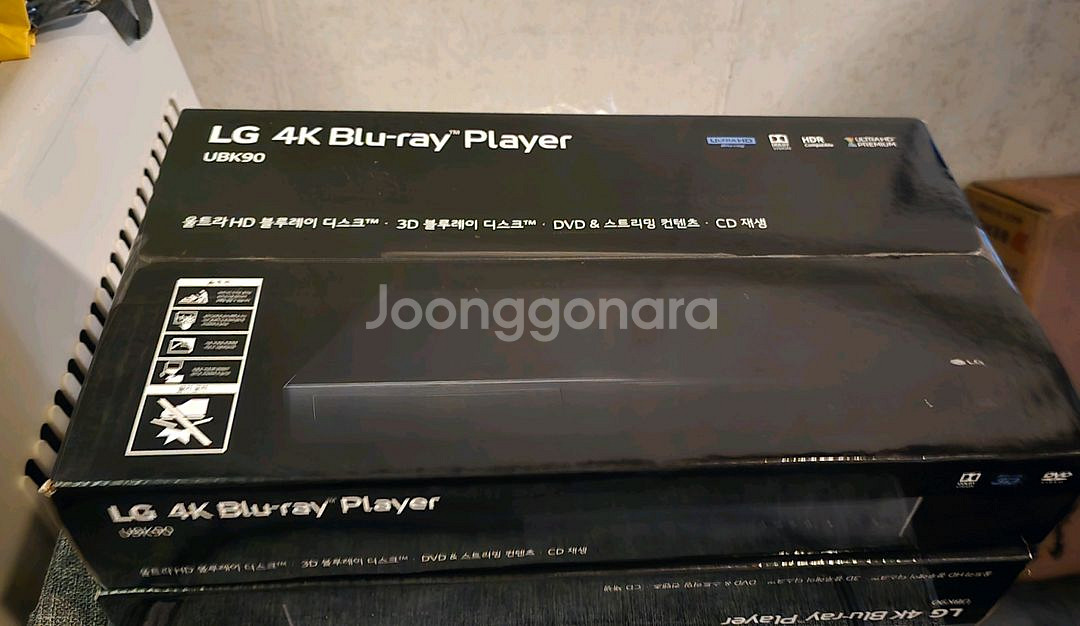 미개봉 LG 4K UBK90 블루레이 플레이어--0