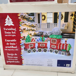 크리스마스 대형 led 기차 조명 세트
