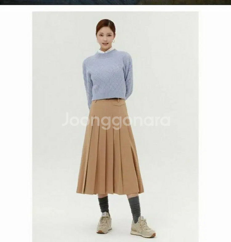 잇미샤 알파카 블렌드 심볼 니트자수 탑--5