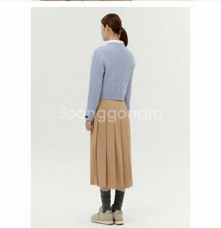 잇미샤 알파카 블렌드 심볼 니트자수 탑--7