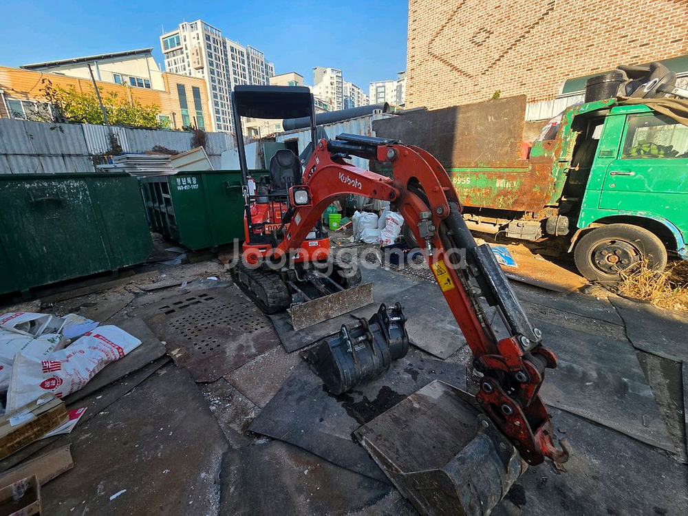 구보다 017 미니포크레인 미니굴삭기 u17--1