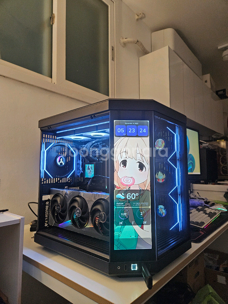 9800x3d/x870e카본/리안리/y70 4k/뱅가드 초고사양 본체--2